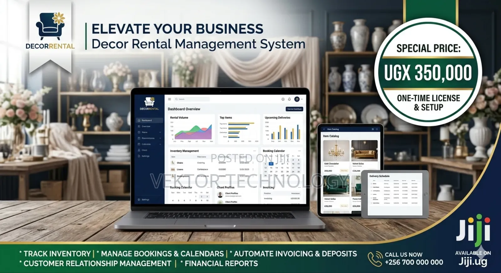 Elevate Your Business: Decor Rental Management System