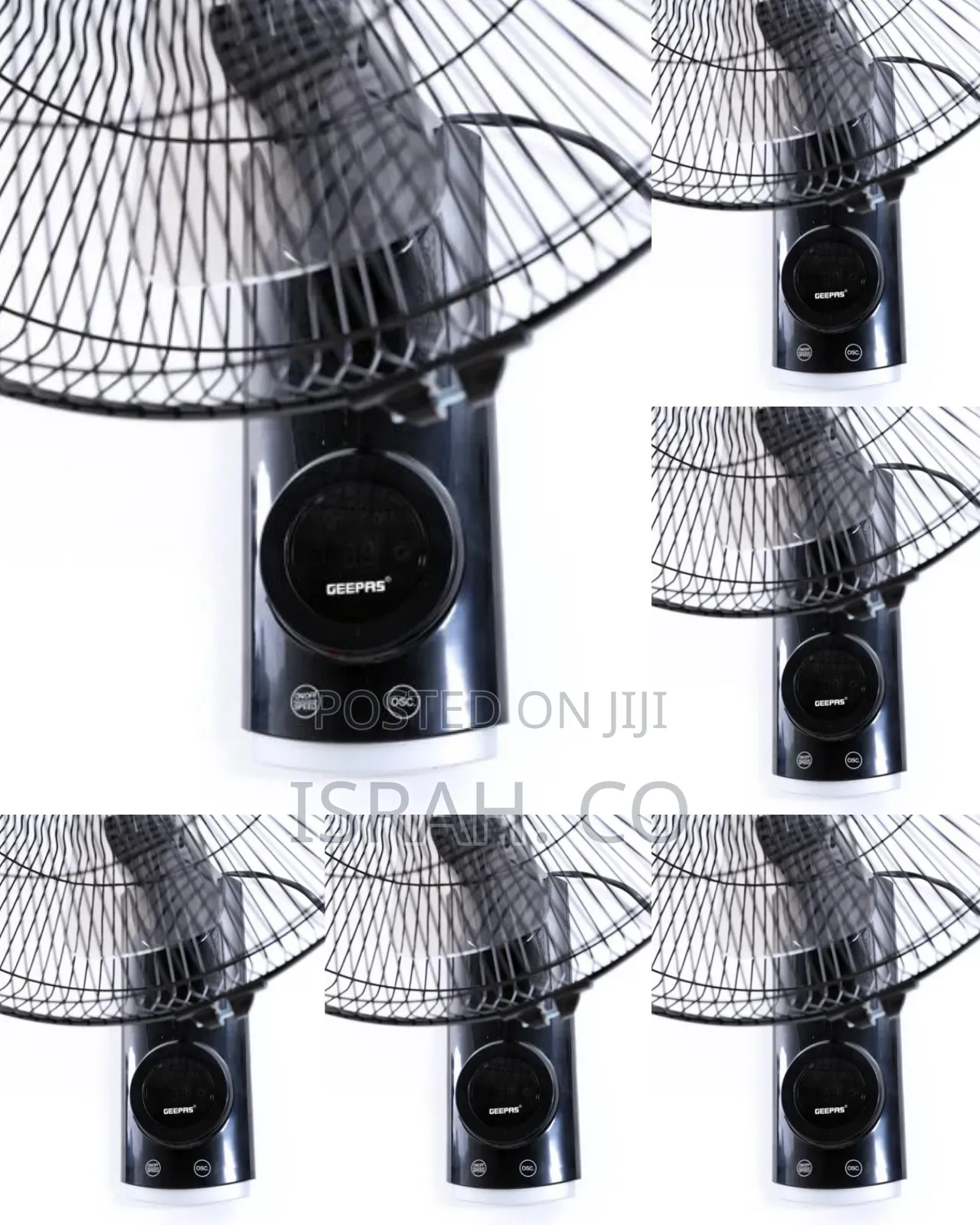 Geepas 16-Inch Wall Fan 60w - 3 Speed Settings.
