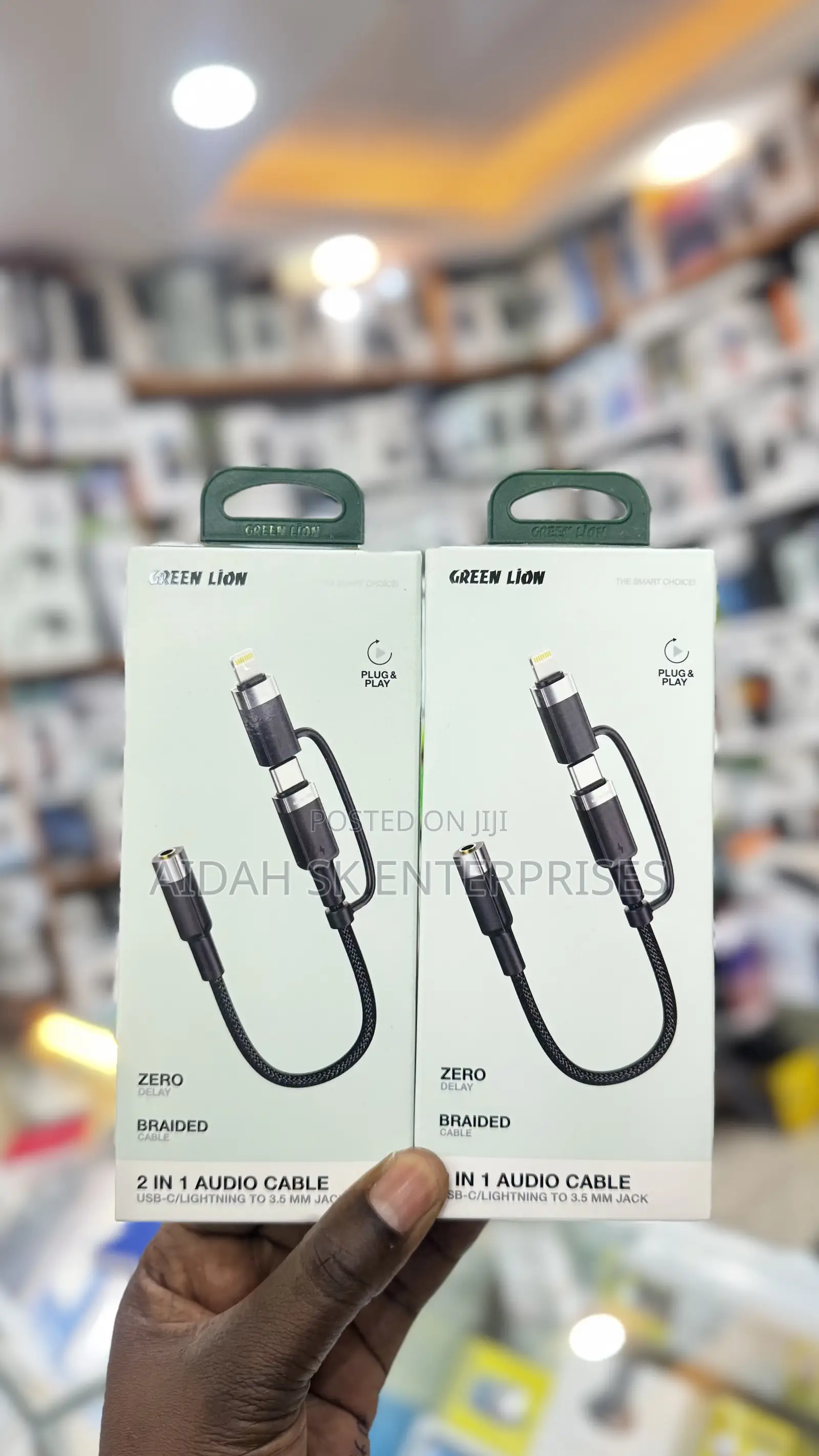 Green Lion 2-in-1 Audio Cable Adapter