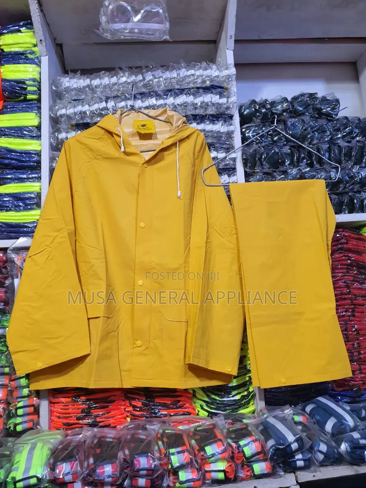 Pvc Rain Suit Designed For Waterproof