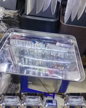 3 PCS Metallic Serving Tray.