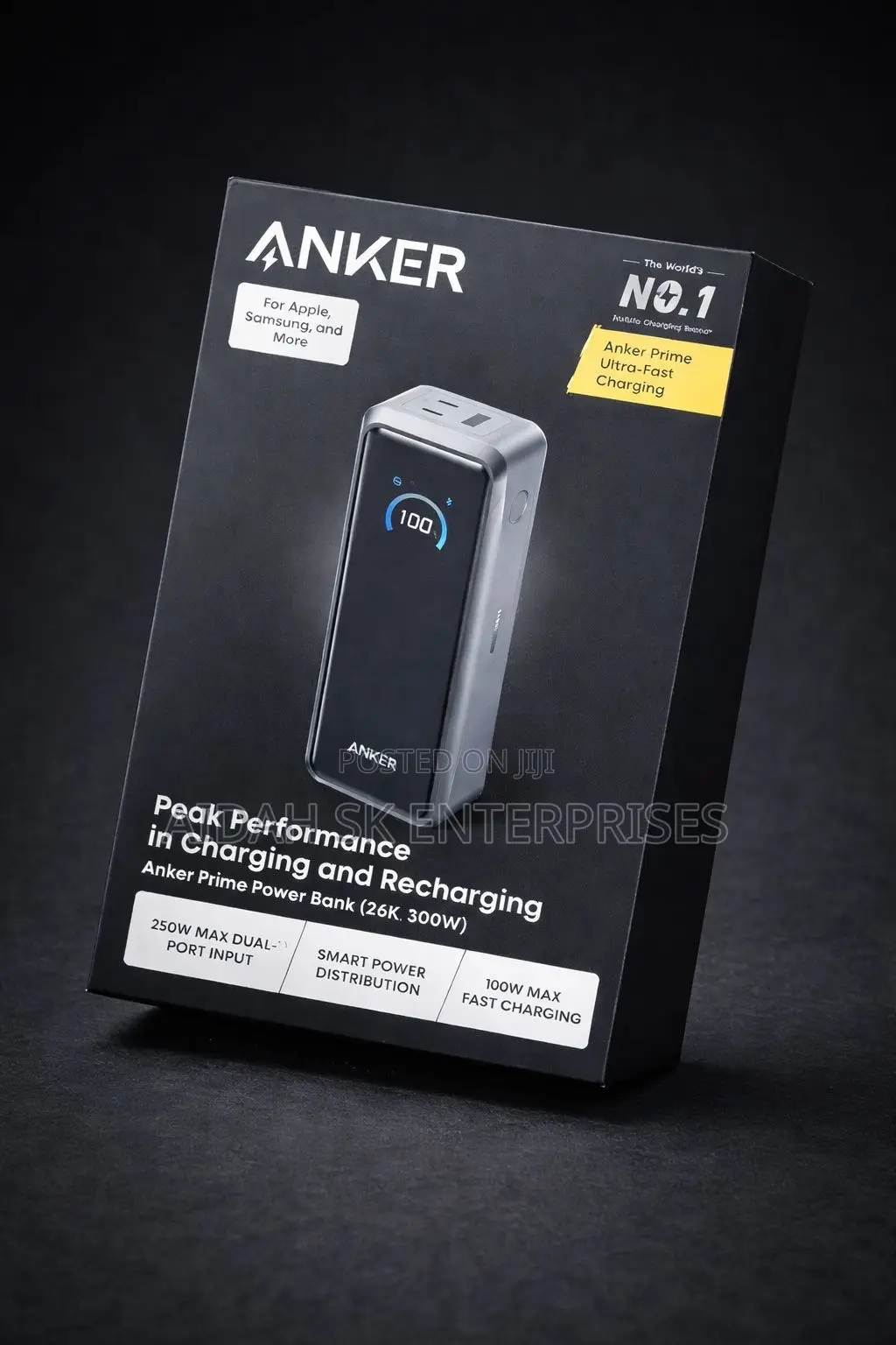Anker Prime Power Bank, 26,250mah 3-Port With 300w Max Output