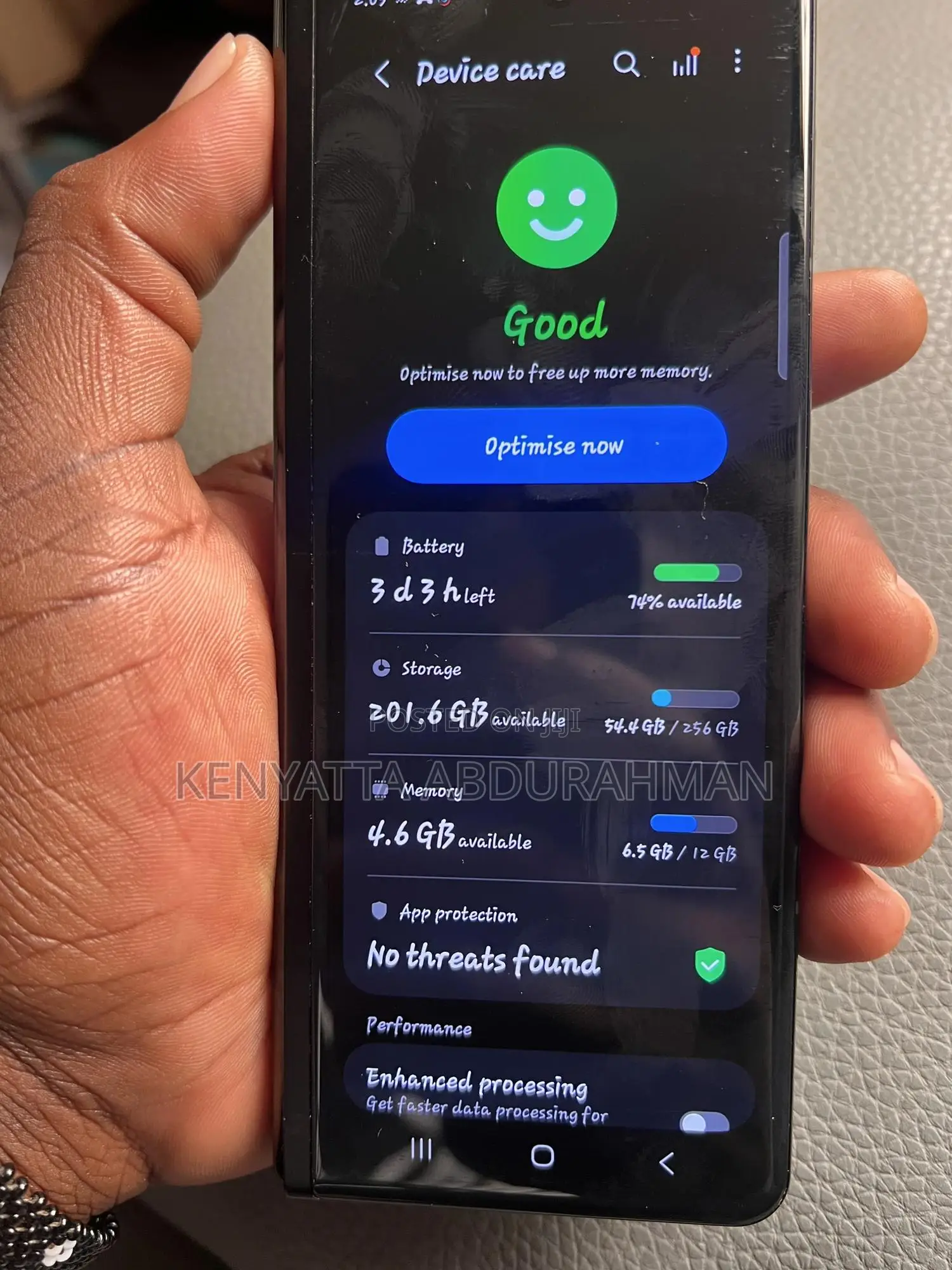 Samsung Galaxy Z Fold 3 256 GB Black