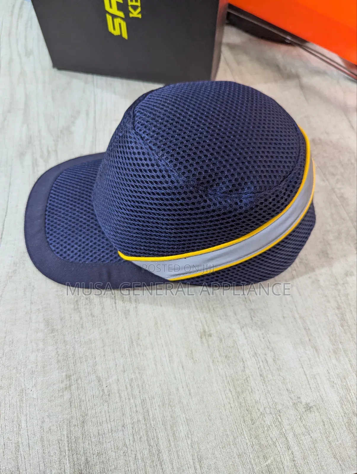 Navy Blue Breathable Safety Bump Cap