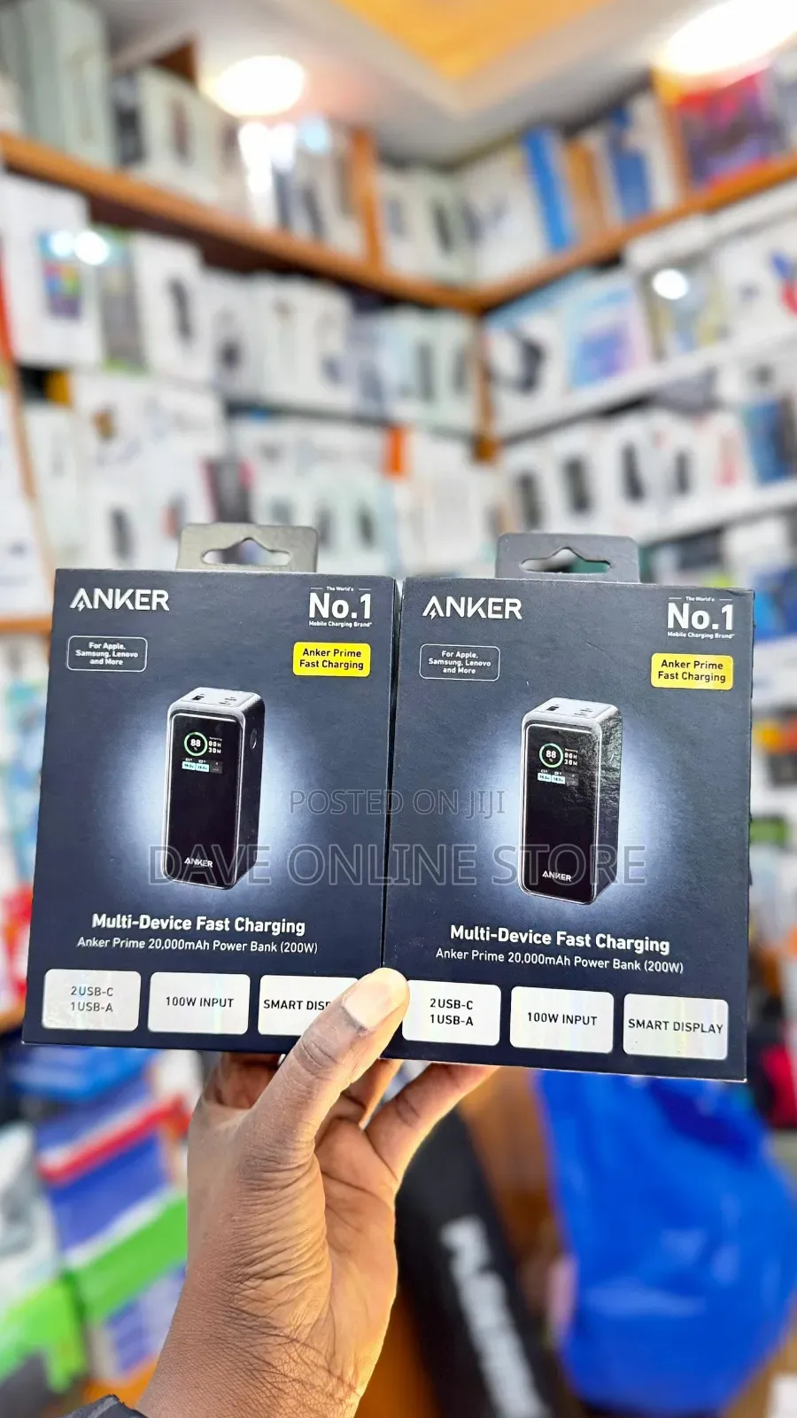Anker Prime 20,000mah Power Bank (200w), a High-Capacity Charger