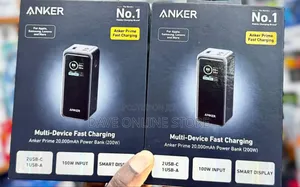 Anker Prime 20,000mah Power Bank (200w), a High-Capacity Charger