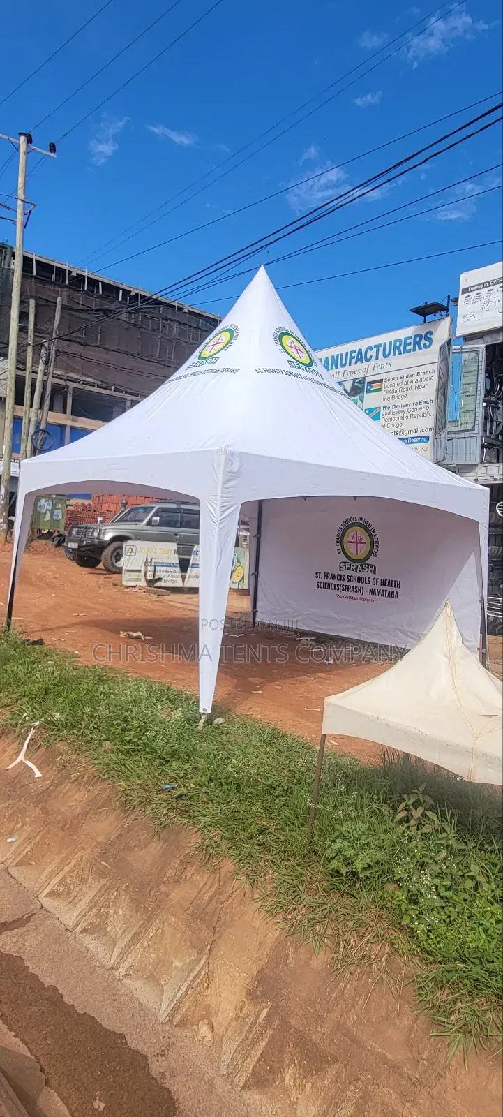 3.5x3.5m Tent Well Branded