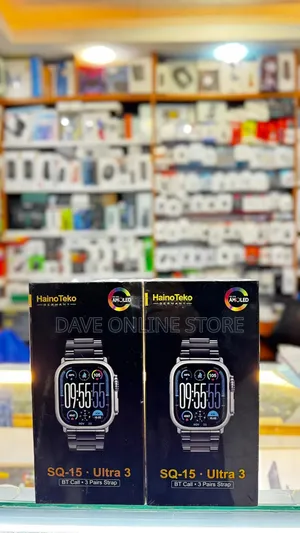 Haino Teko Sq15 Ultra 3 3 Pairs Strap Smart Watch-