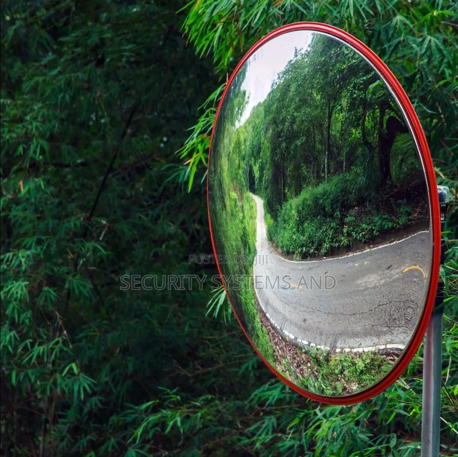 Curved Convex Safety Mirror 80cm/31 Inches For Traffic, Parking, Garag