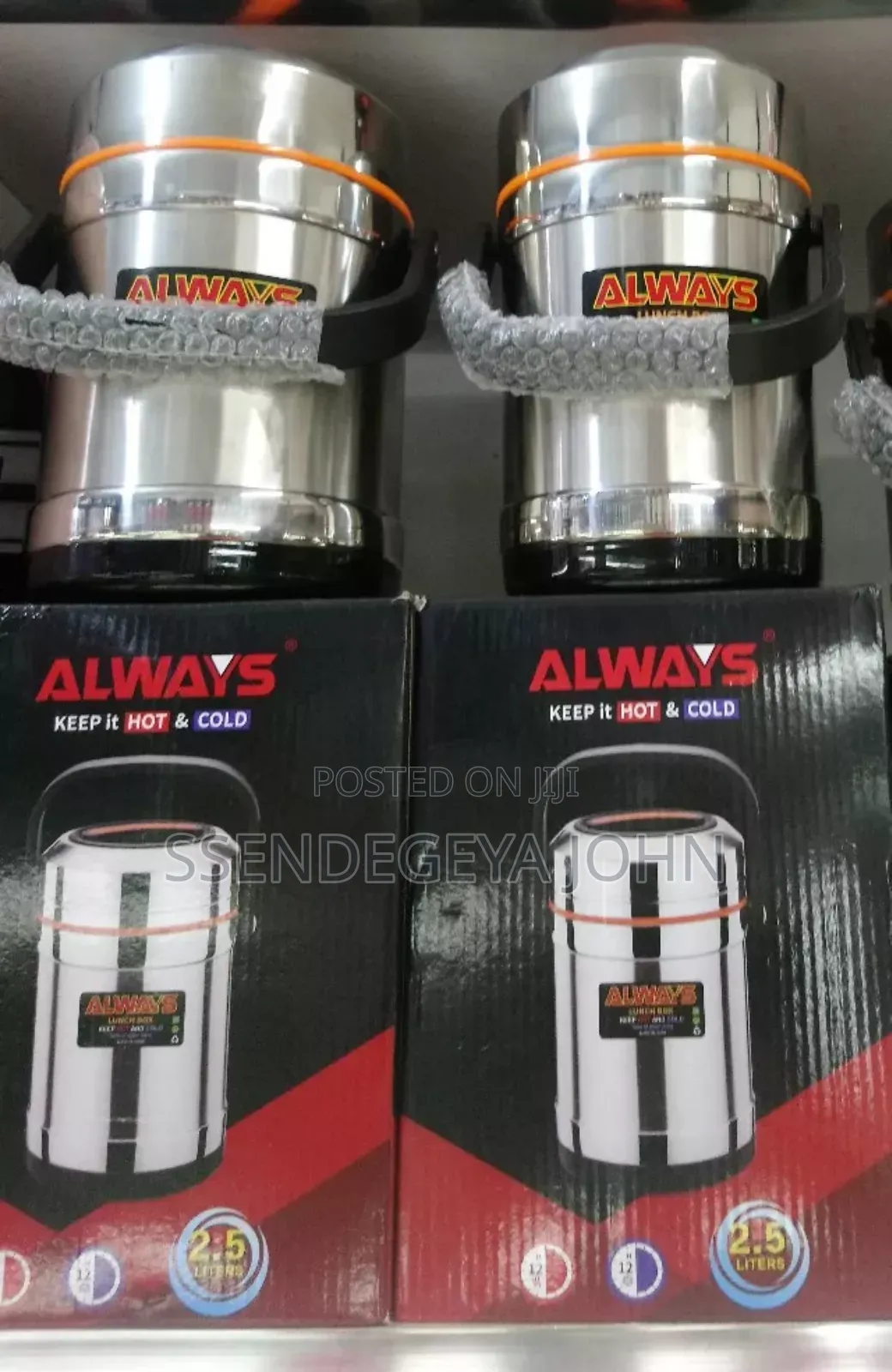 Always Brand Vacuum Insulated Food Flasks