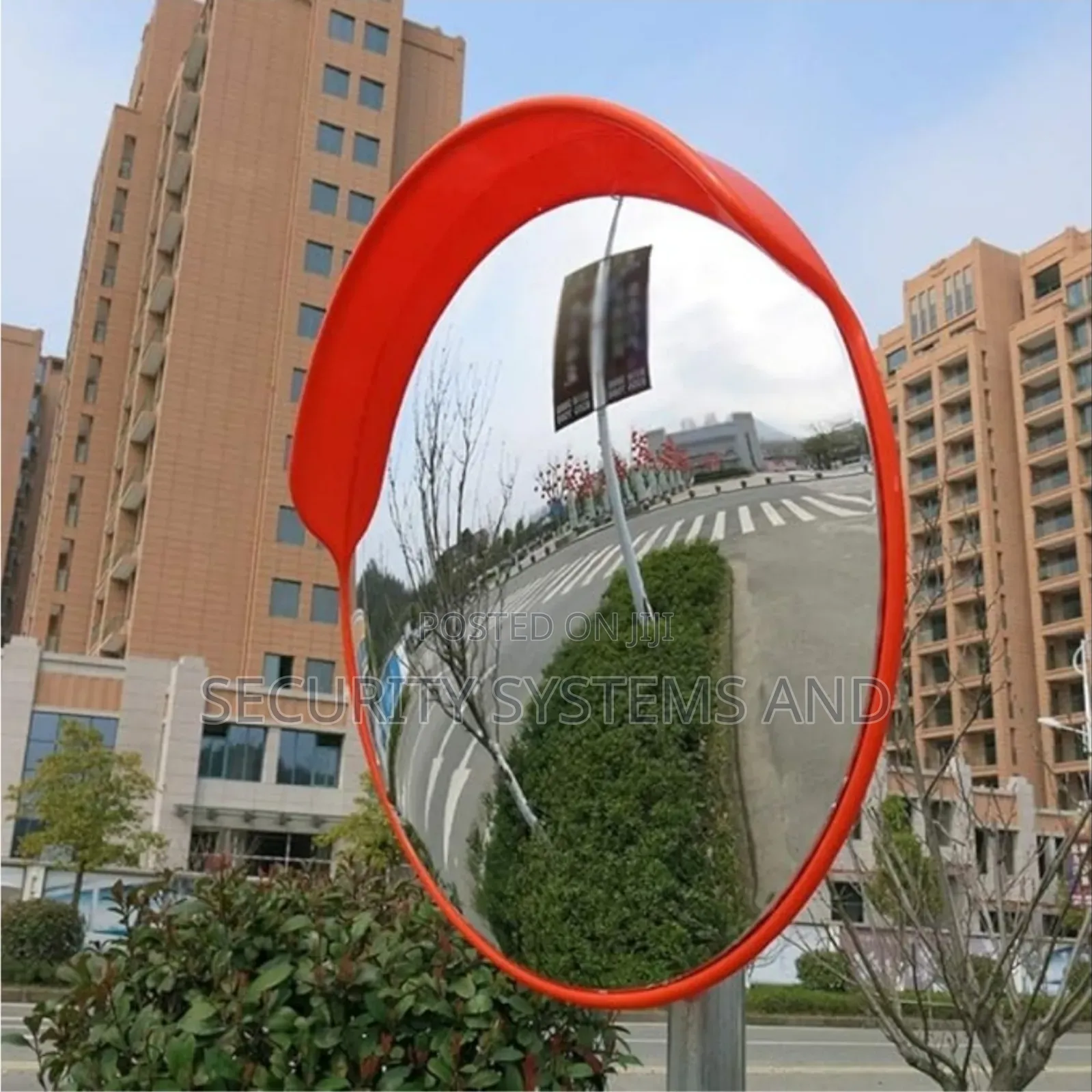 Convex Traffic Mirror (100cm) Wide Visibilty For Blind Spot