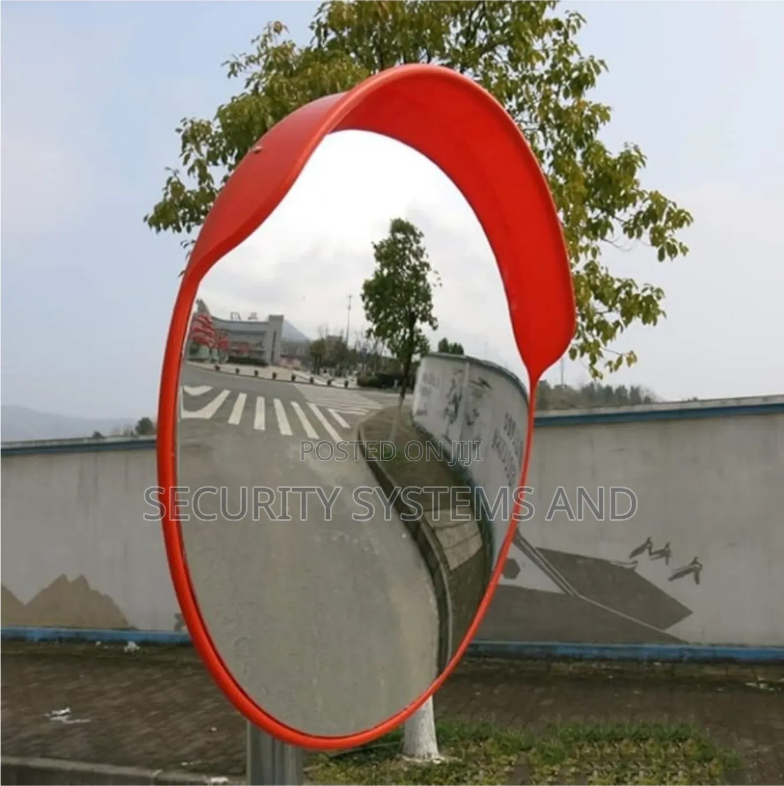 Convex Traffic Mirror (100cm) Wide Visibilty For Blind Spot