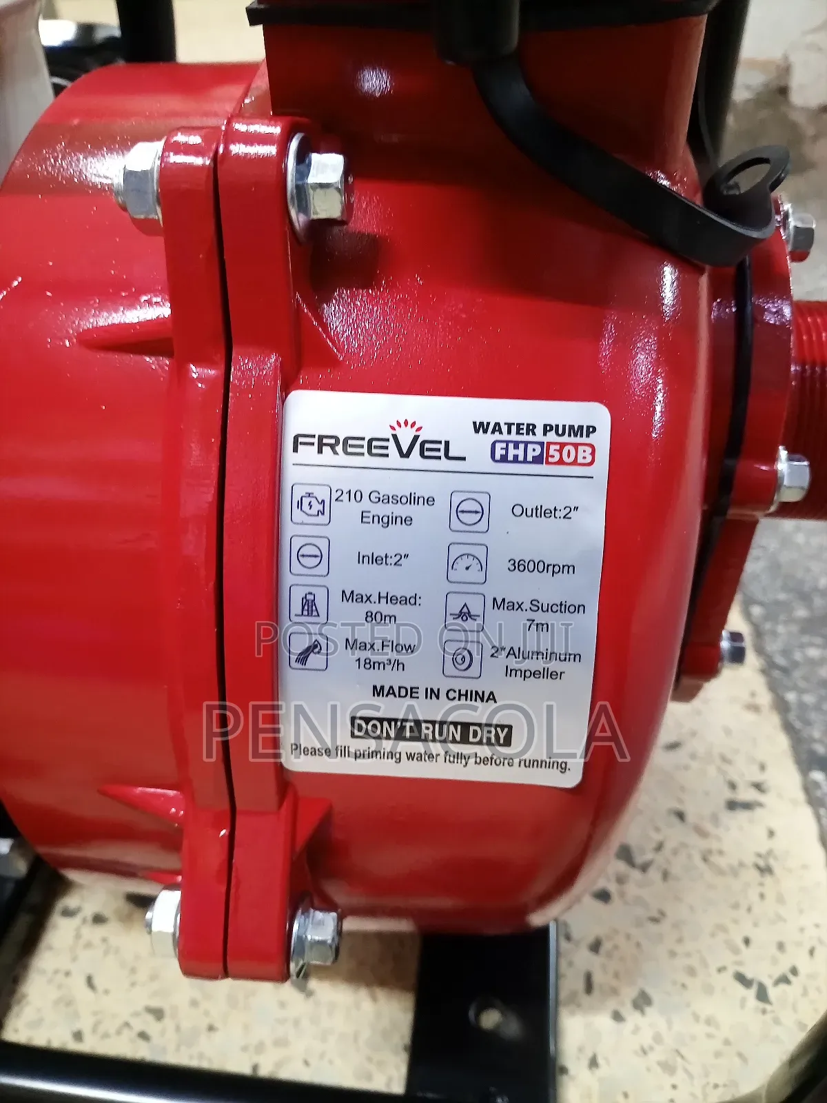 High Pressure 80m Head Petrol Pump