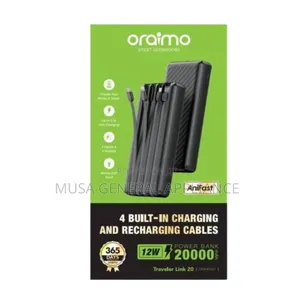 Oraimo Traveler Link 20 Power Bank 20000mah