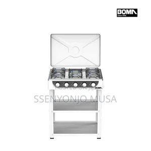Boma Gas Stove 5 Burner 50×60cm Cooker With Shelves – Auto Ignition
