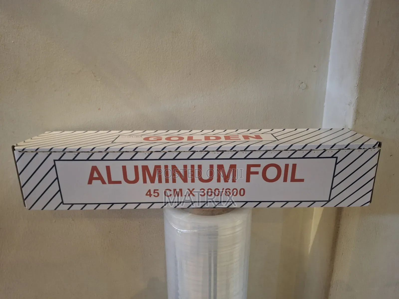 Golden Aluminium Foil Catering Roll, Measuring 45 Cm