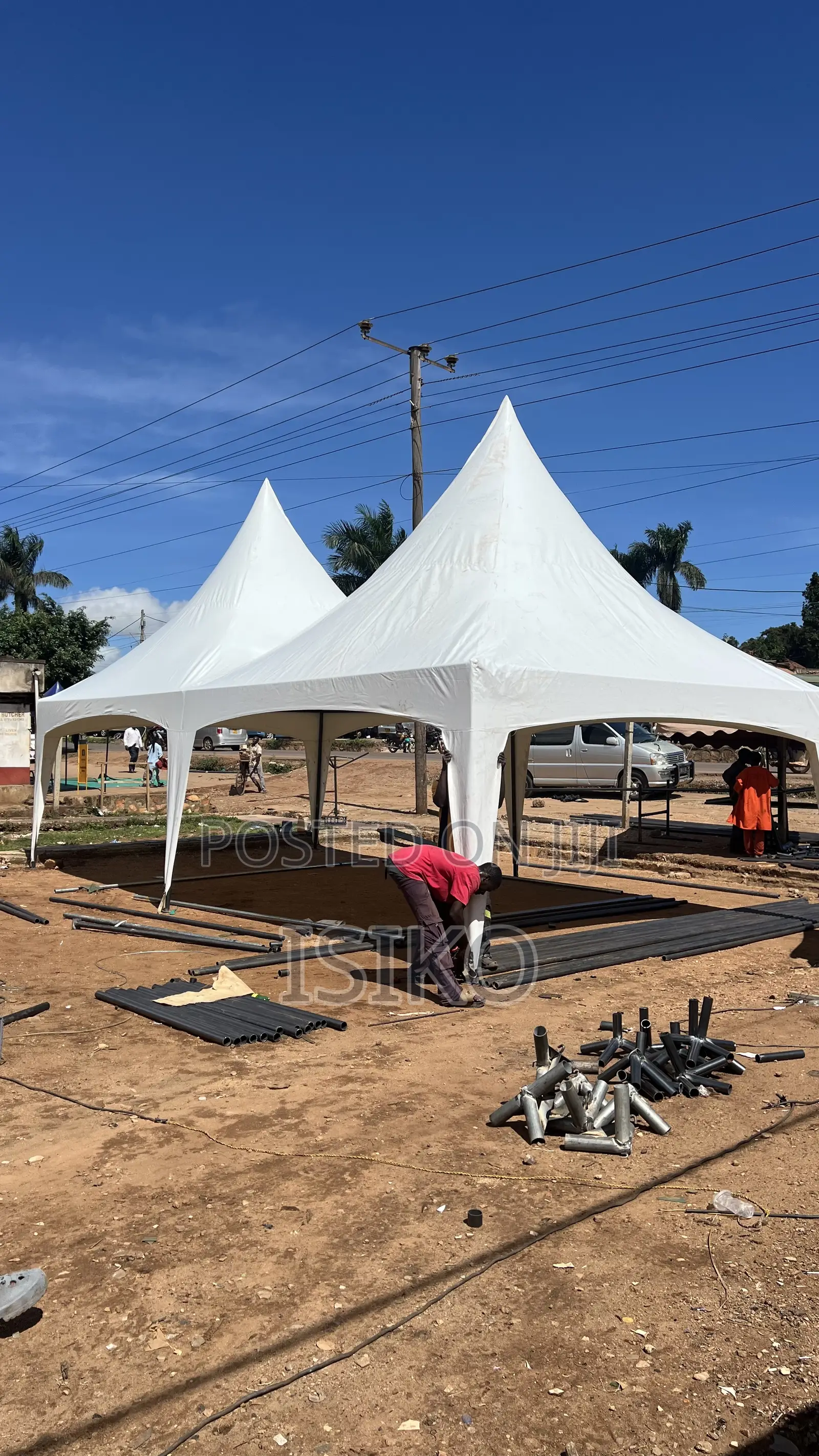 100 Seater Korean Material Butterfly Tent