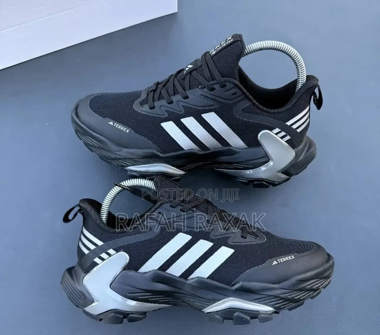 Original Black/Silver Adidas Terrex Trail Running/Hiking Sneakers