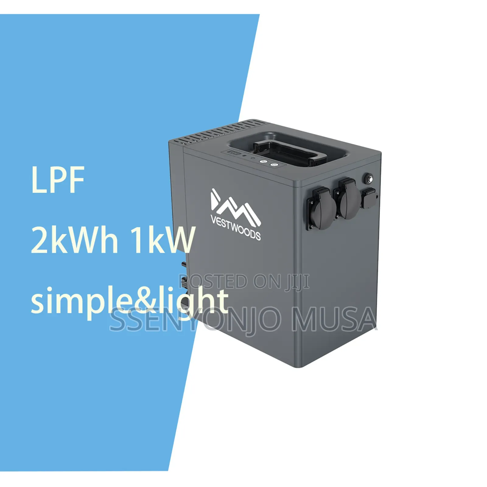 Haier Portable Power Station 1000w - 2kwh Lifepo4 Solar Generator