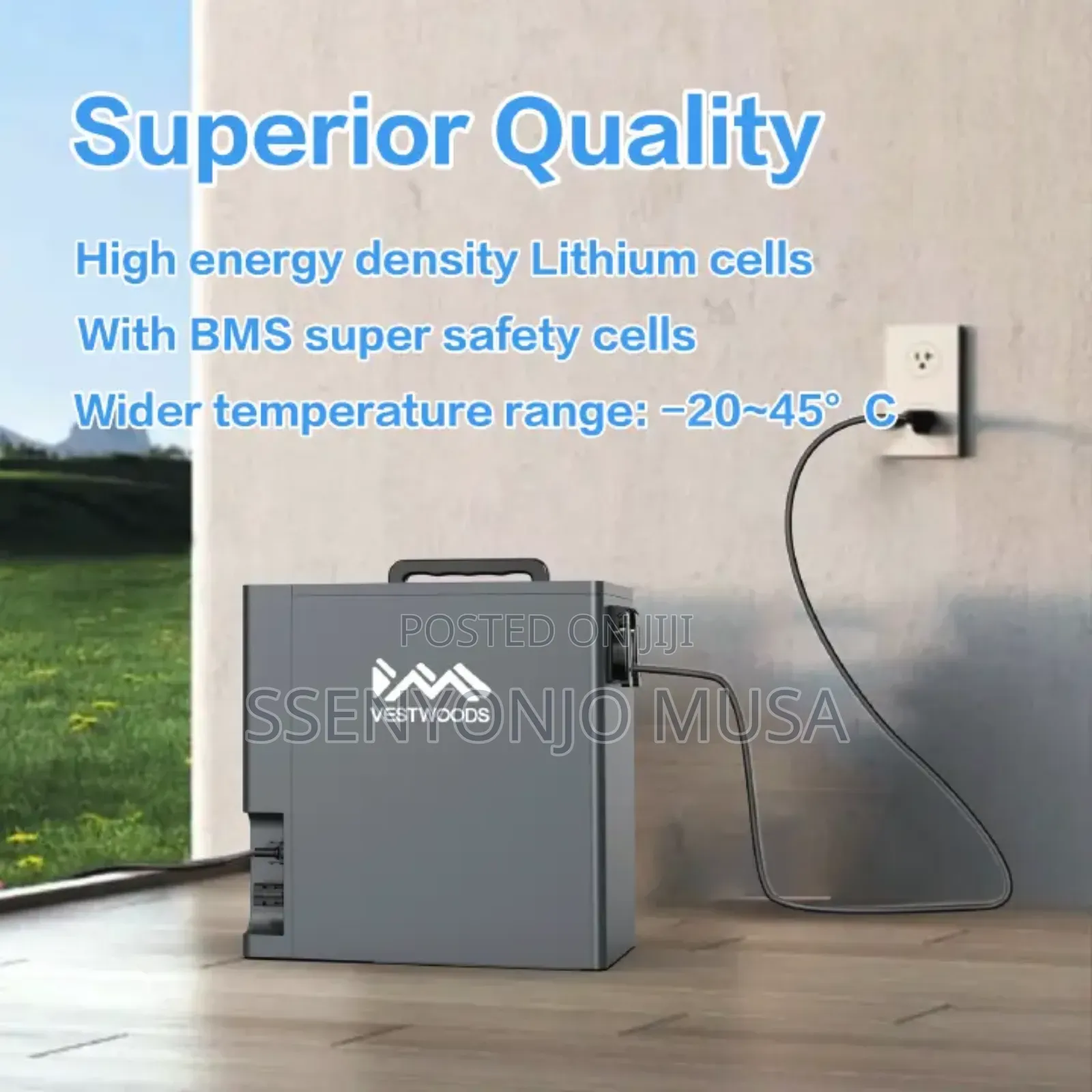 Haier Portable Power Station 1000w - 2kwh Lifepo4 Solar Generator