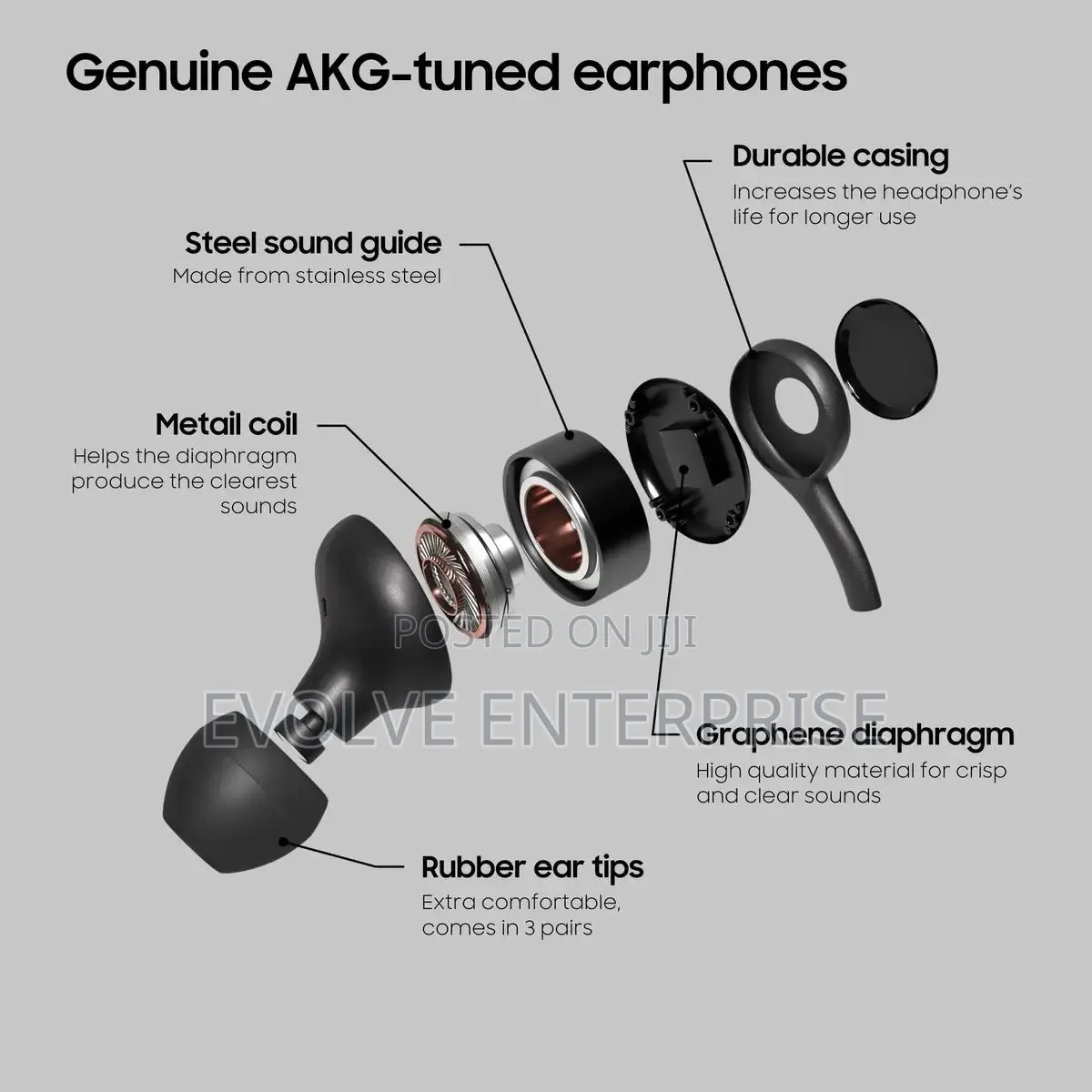 Original Samsung Akg Usb Type C in Ear Earbuds Headphones With Remote