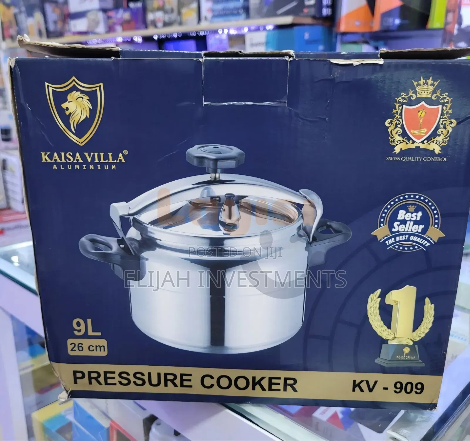 Kaisa Villa 9l Aluminum Pressure Cooker (Model Kv-9097)