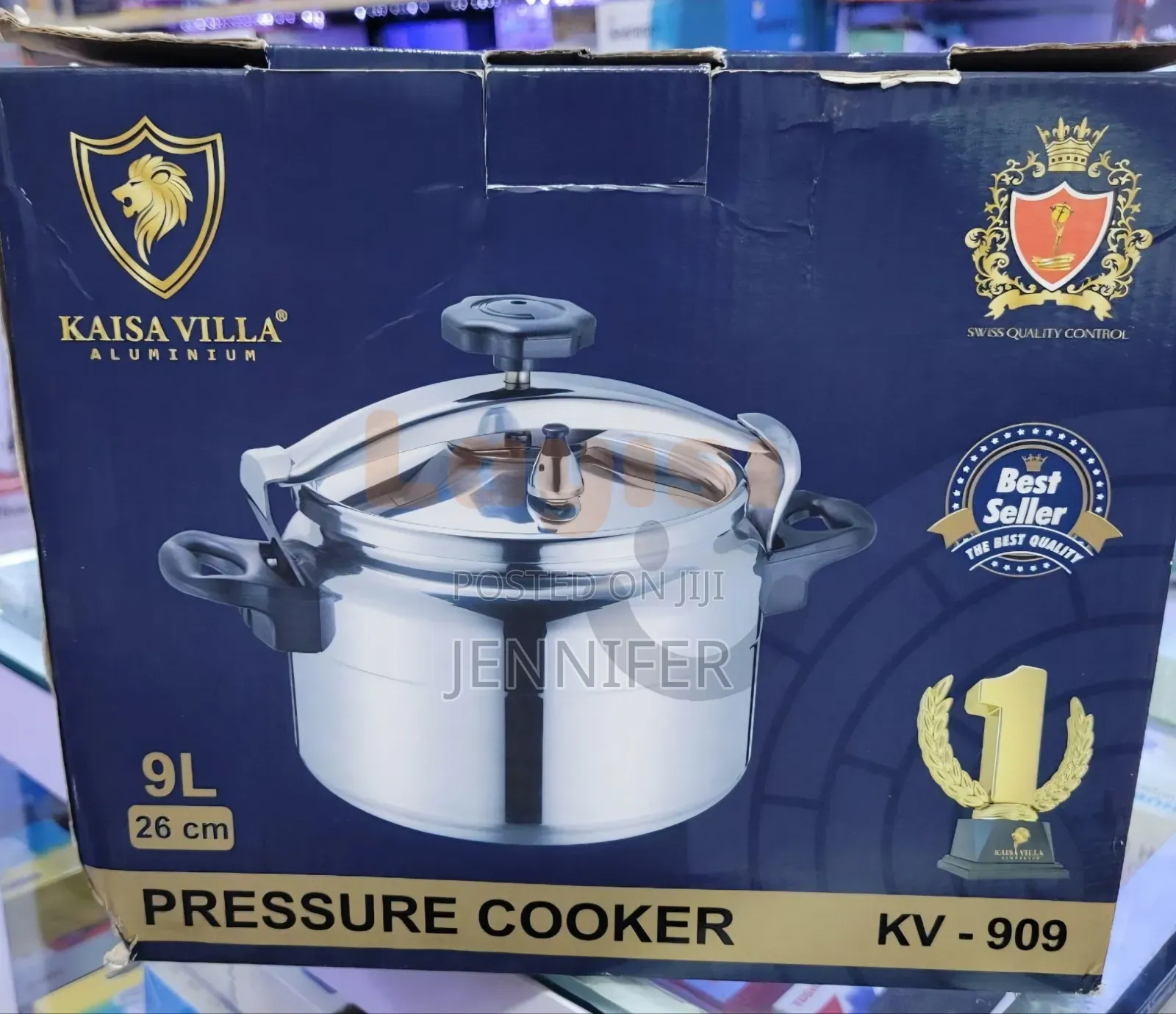 Kaisa Villa 9l Aluminum Pressure Cooker (Model Kv-9097)