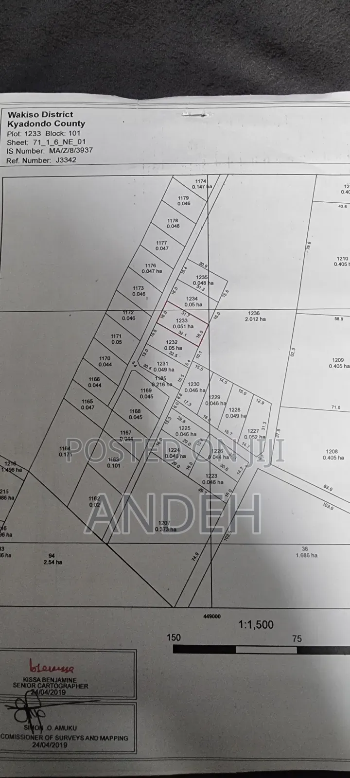 50 X100 Plot In Jjokolera - Watuba