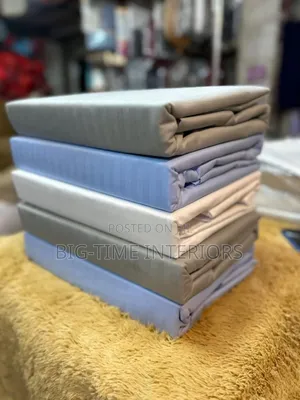 Decent Bedsheets 6*6 Cotton Striped