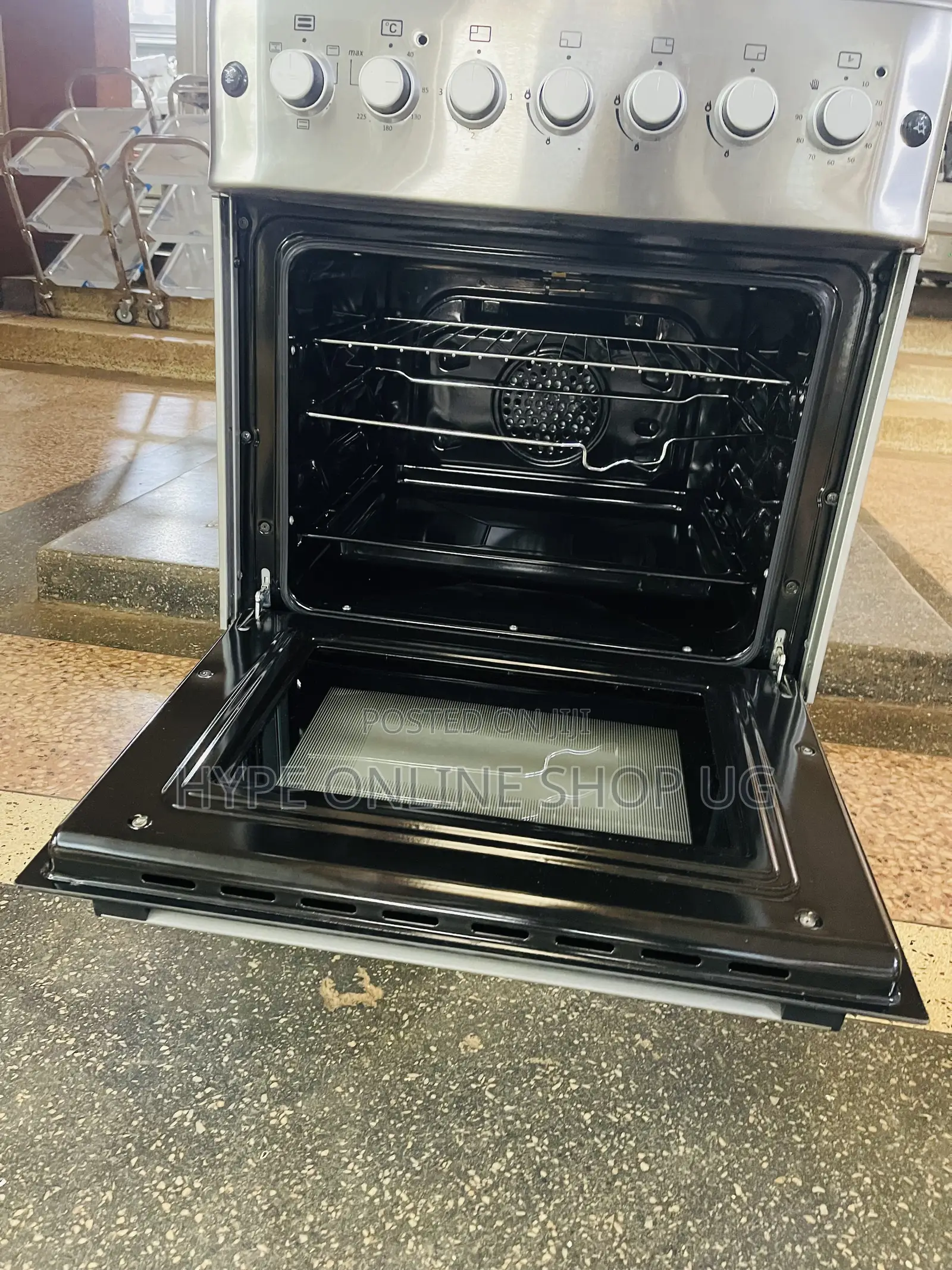 Blueflame Used Cooker 60\60 Size,Full Electric Oven With Fan