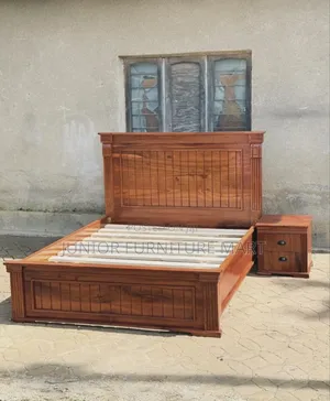Modern Hardwood Bed