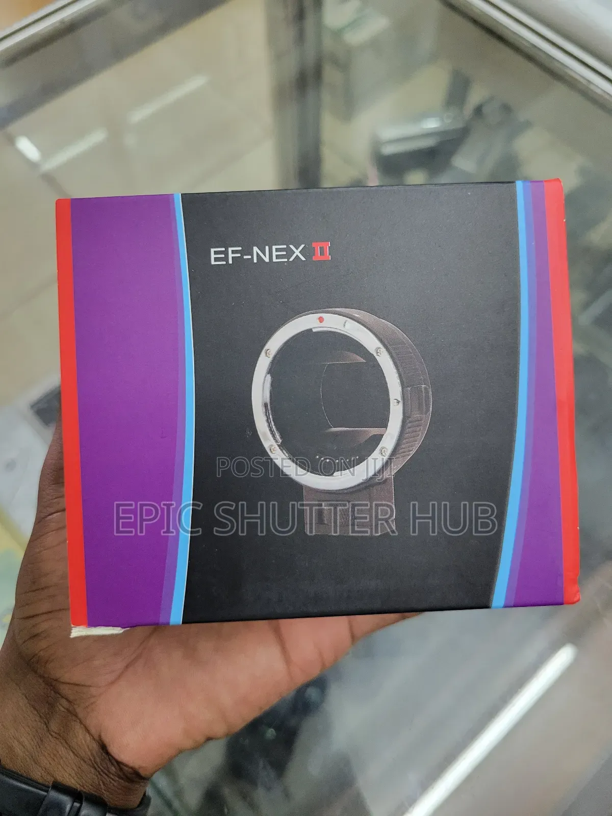Ef-Nex Ii Auto Focus Af Lens Adapter for Canon Ef-S to Sony Nex E