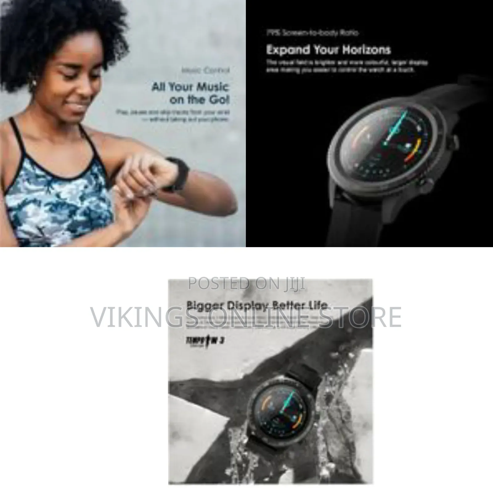 Oraimo Tempo W3 Osw-22nblk Smart Watch 1.28 Inch Round Ip68 Waterproof