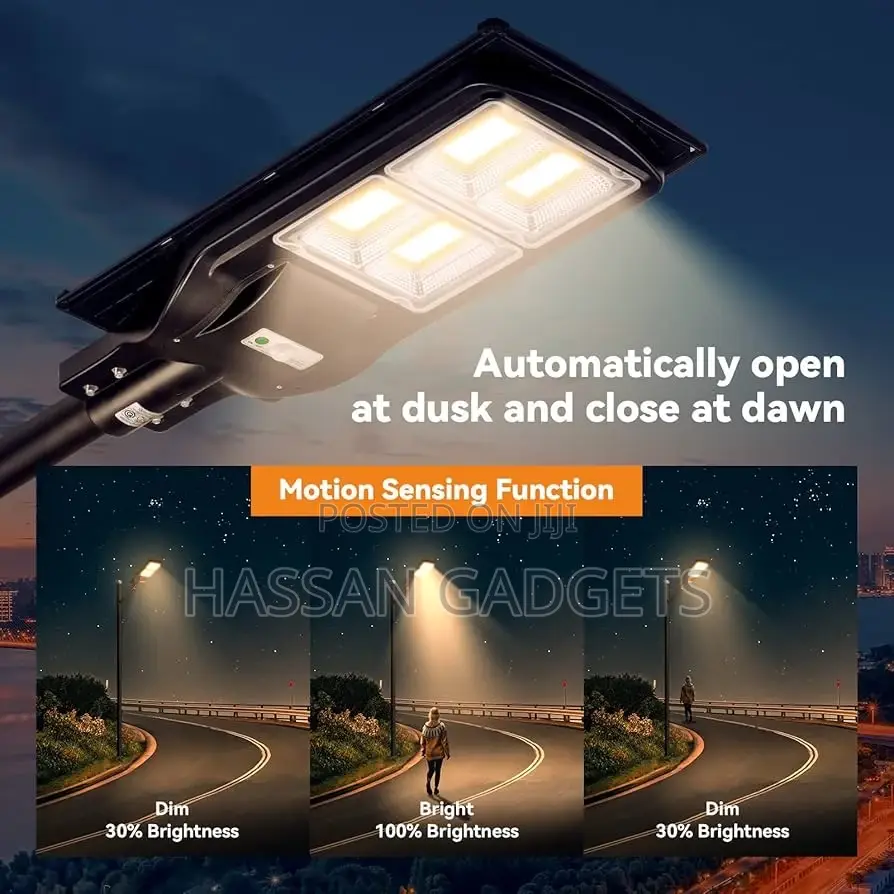 Solar Street Lights Outdoor Warm White,