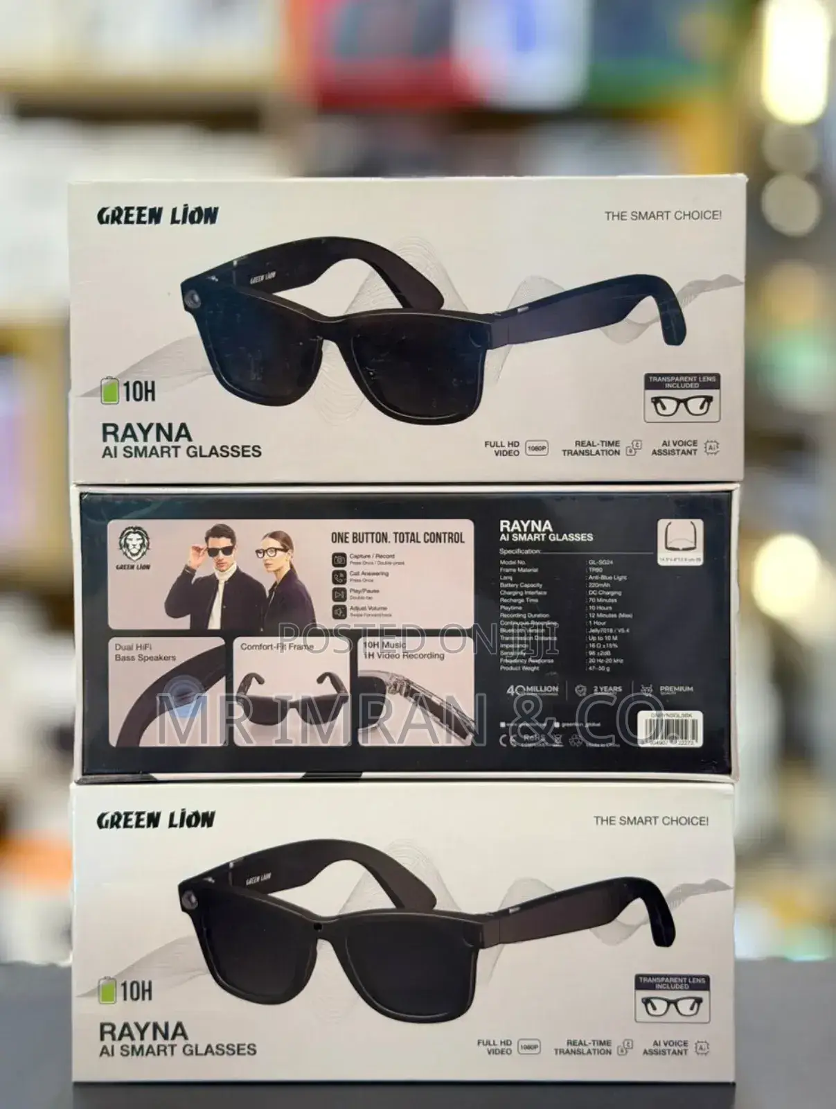 Green Lion Rayna Ai Smart Glasses