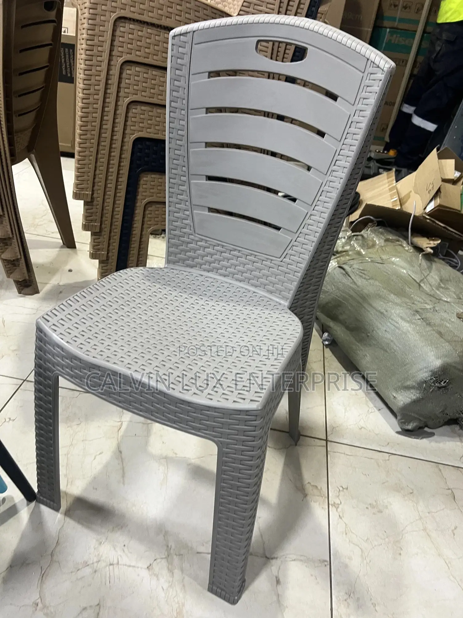 Plastic Chair Gray