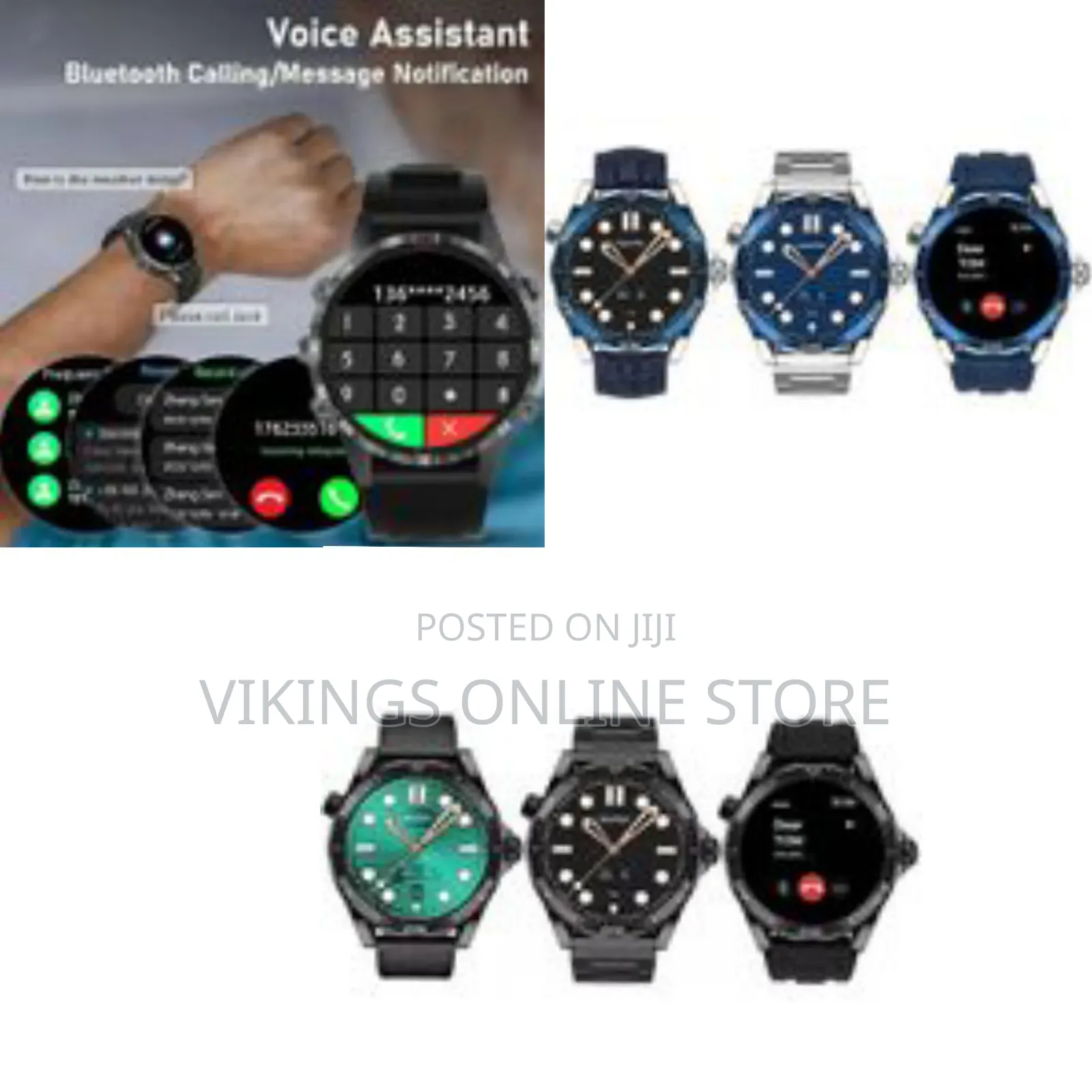 Hainoteko 1 Piece of Smart Watch Amoled Screen Rw-48 - Modern