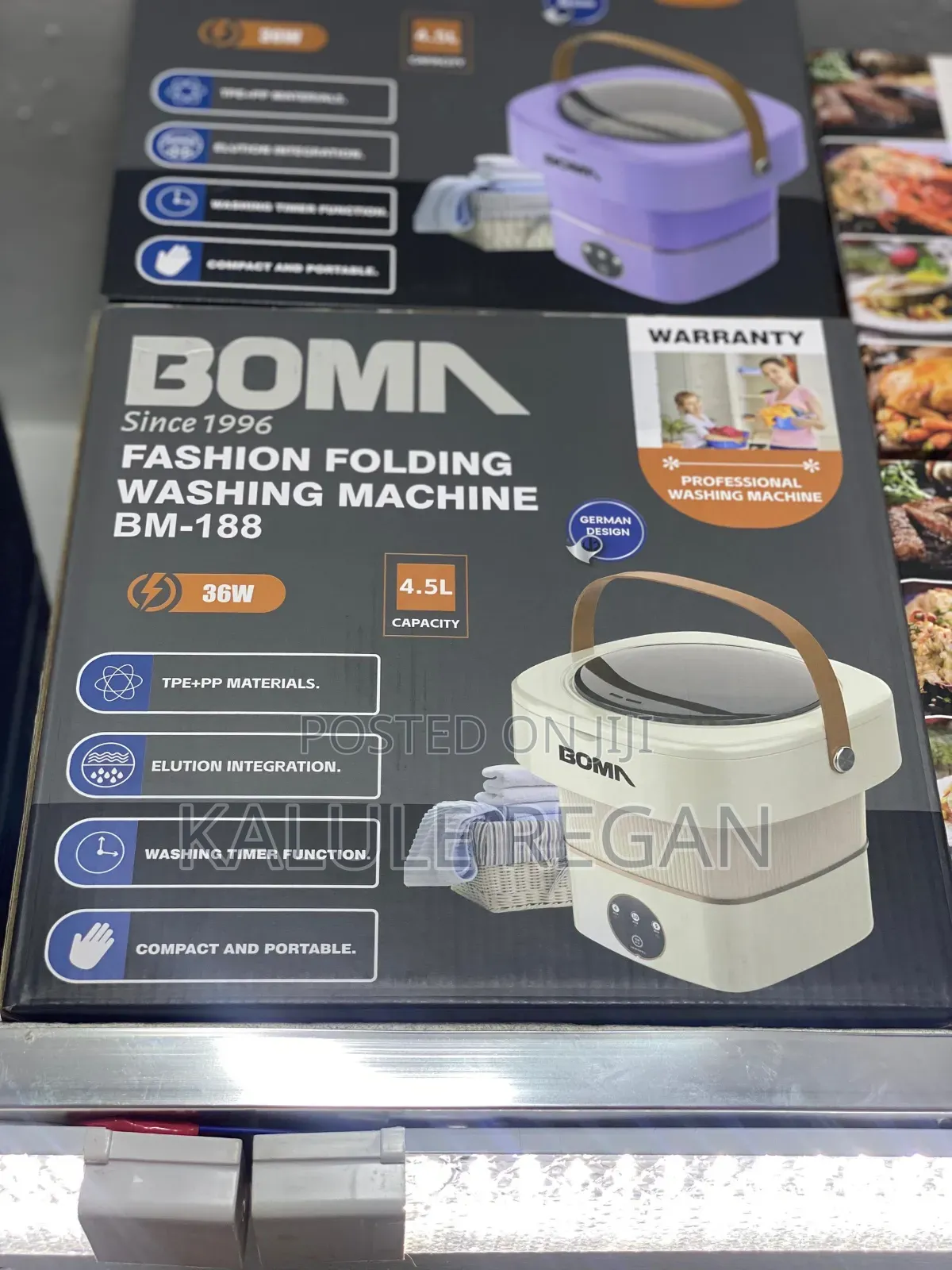 Portable Washing ,Folding Mini Washing Machine Steril -Multi-Color