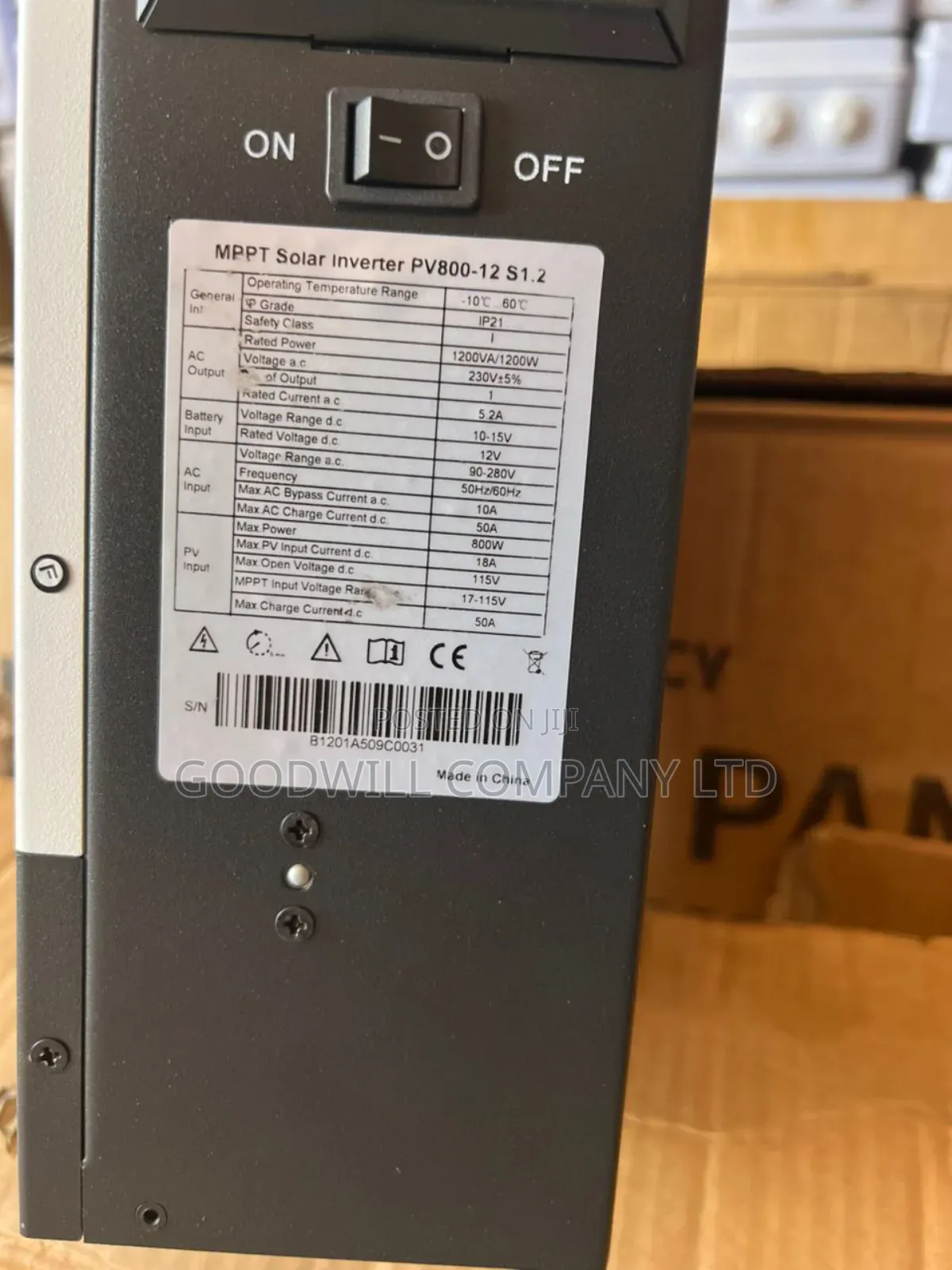 1200w Ttenergy Hybrid Inverter