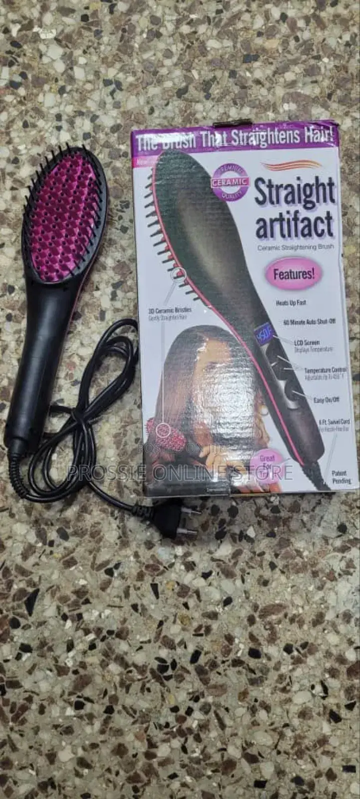 Straight Hair Ceramic Brush