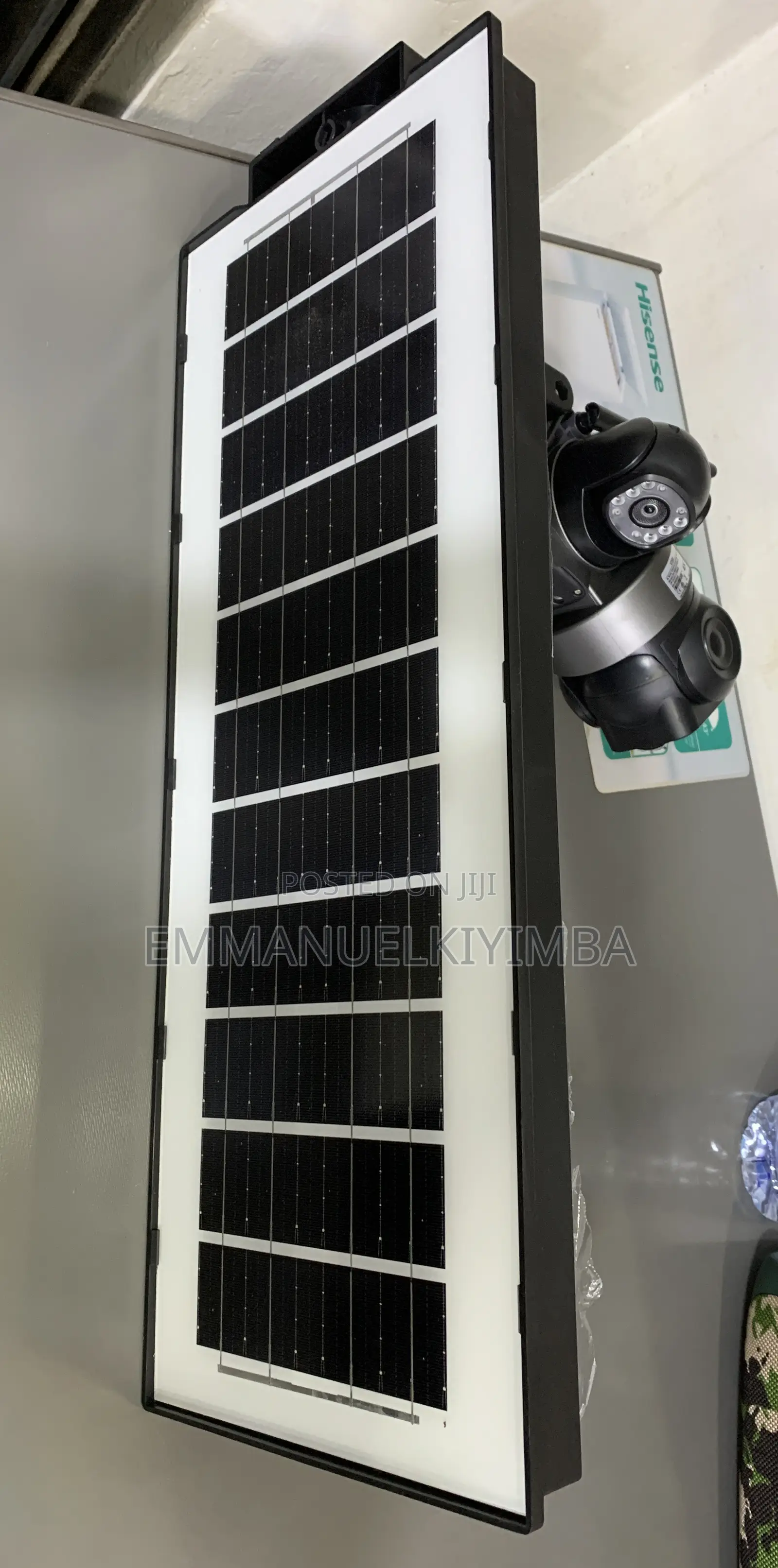 Solar Powered Camera With Light