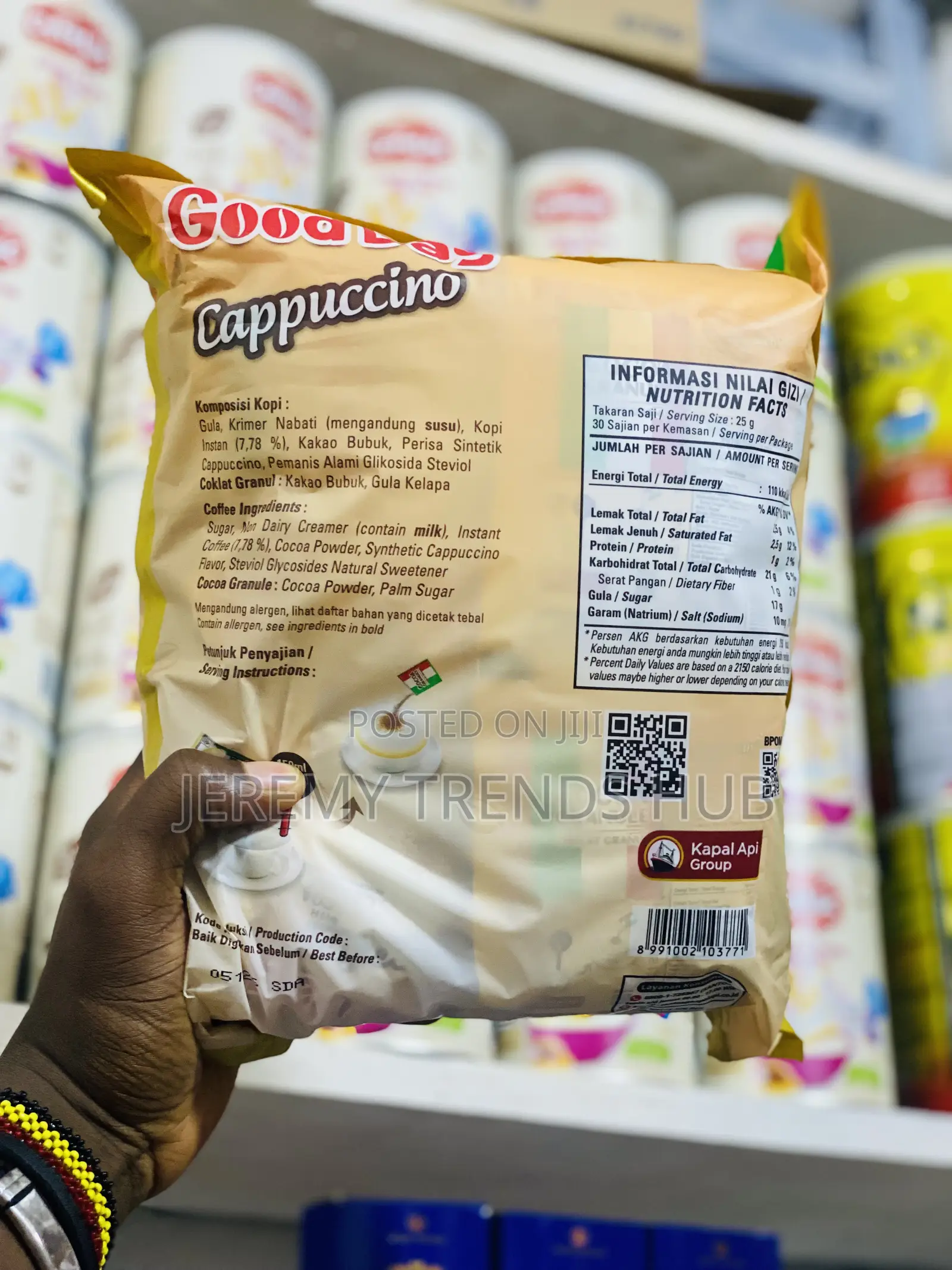 Instant 3-in-1 Cappuccino Mix.