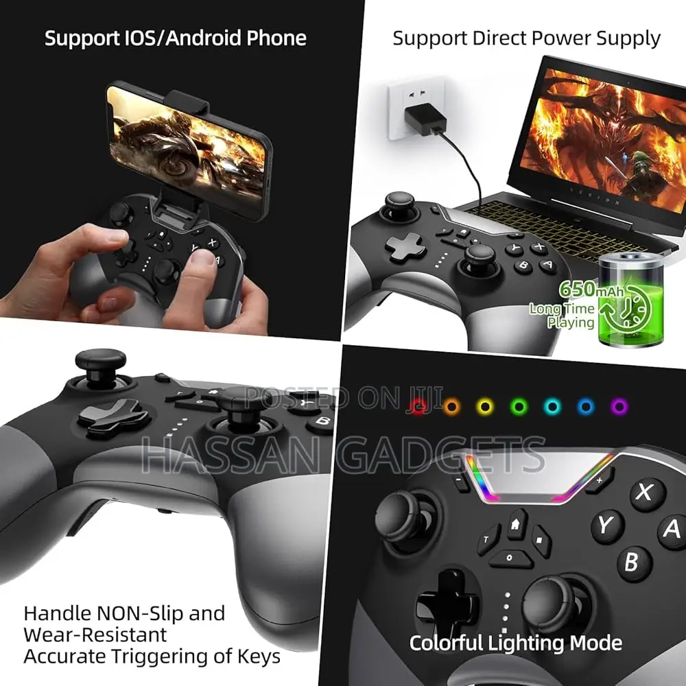 Bluetooth Controller for Switch/Pc/iPhone/Android/Apple