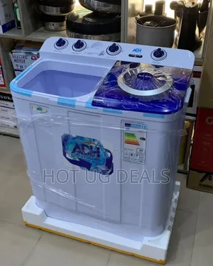 Adh 7kg Twin Tub / Top Loader Washing Machine - White (3yrs Wrty)