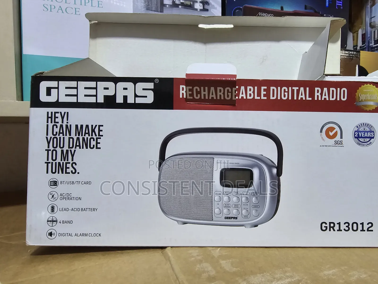 Geepas Rechargeable Digital Radio