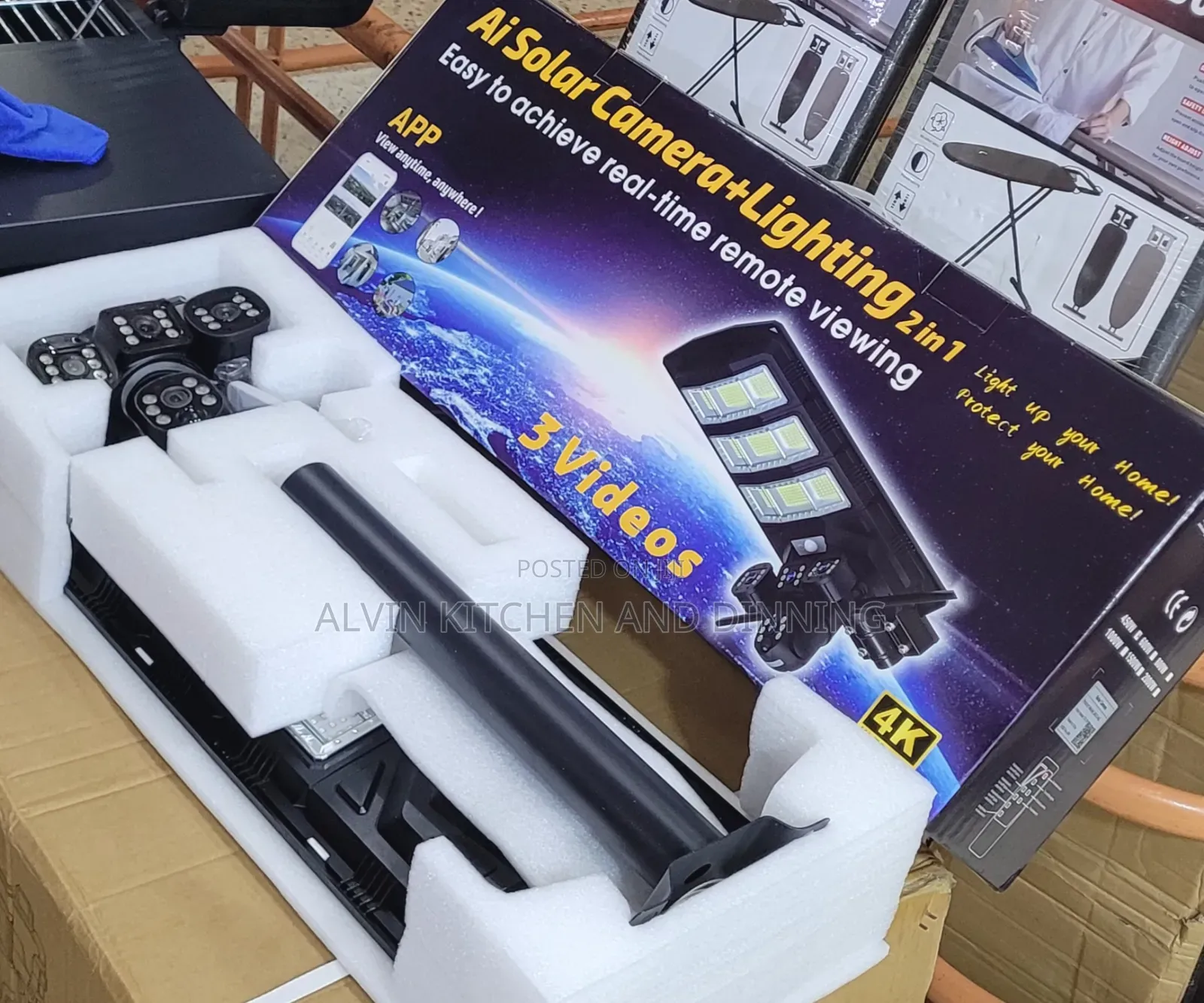 Solar Led Camera Lighting System