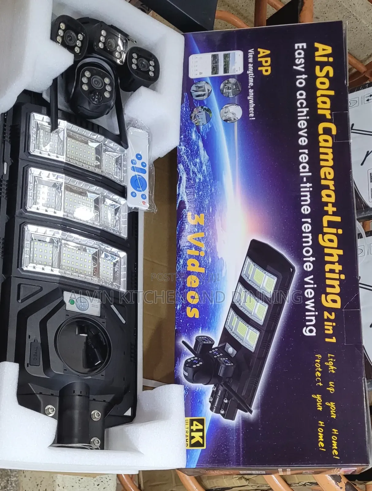 Solar Led Camera Lighting System