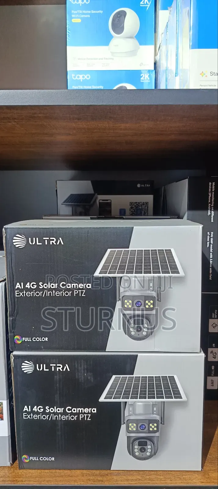 Solar PTZ Camera 2 3 Lens