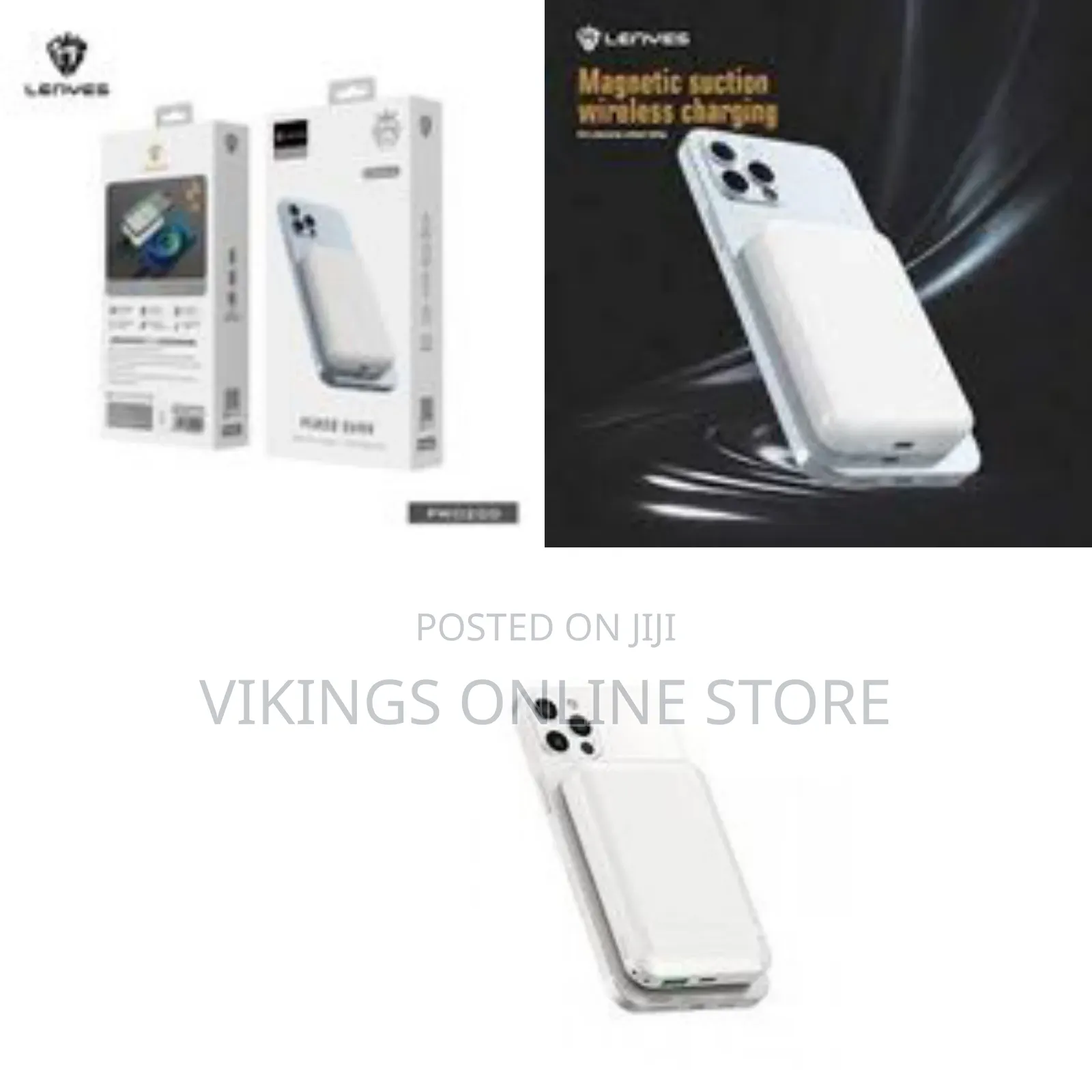 Lenyes Powerbank Pw020d 10000mah Wireless Fast Charging Pd 20w + 15w