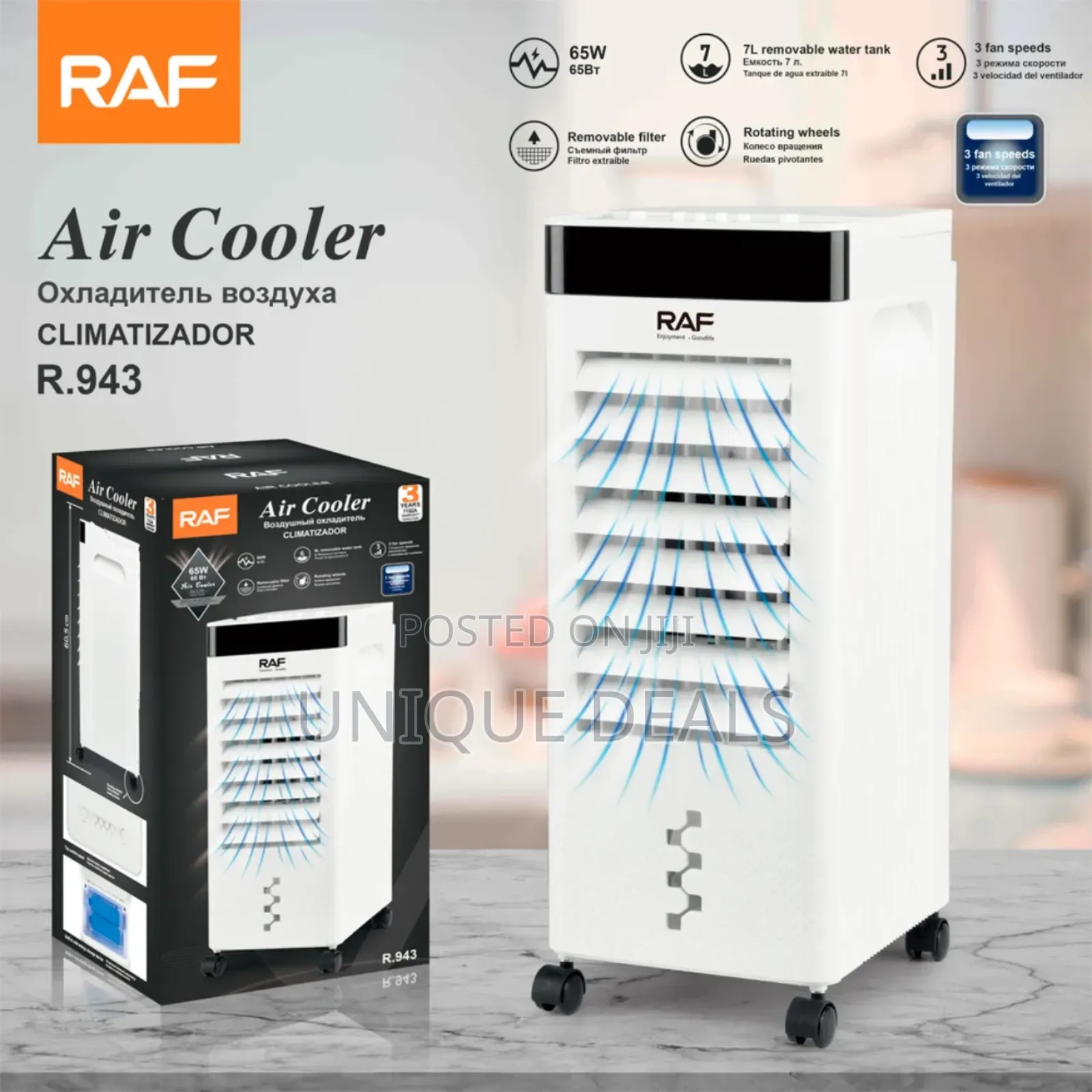 Raf 65w Electric Air Cooler